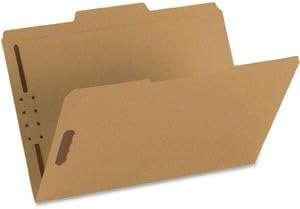Smead Fastener File Folder, 2 Fasteners, Reinforced 1/3-Cut Tab, Legal Size, Kraft, 50 per Box (19837)