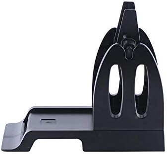 Thermal Label Holder for Rolls and Fan-Fold Labels Great for Desktop Thermal Printers Label Holder Black