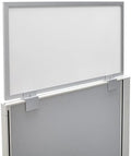 OBEX Screen & Office Panel Extender Polycarbonate Desk Privacy Panel & Divider for Office Cubicle, 24" x 42", White