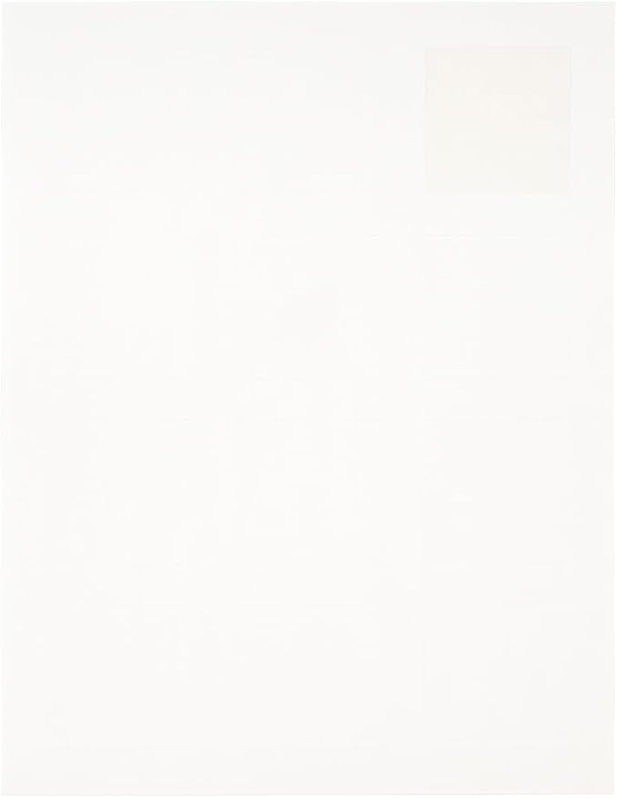 JAM PAPER Product & Container Labels - Square - 2 x 2 - White - 120/Pack