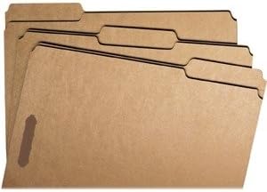 Smead Fastener File Folder, 2 Fasteners, Reinforced 1/3-Cut Tab, Legal Size, Kraft, 50 per Box (19837)