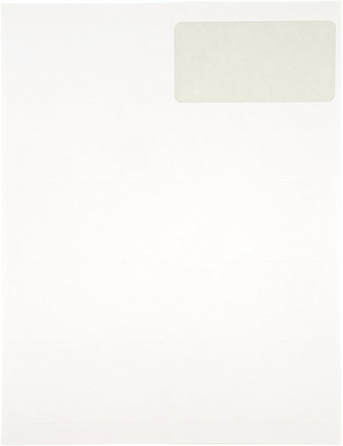JAM PAPER Shipping Address Labels - Standard Mailing - 2 x 4 - White - 120/Pack