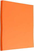 JAM PAPER Colored 24lb Paper - 90 gsm - 8.5 x 11 - Ultra Orange - 50 Sheets/Pack