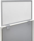 OBEX Screen & Office Panel Extender Polycarbonate Desk Privacy Panel & Divider for Office Cubicle, 12" x 24", White