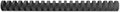 GBC CombBind Binding Combs, 19 mm, 165 Sheet Capacity, A4, 21 Ring, Black, Pack of 100, 4028601