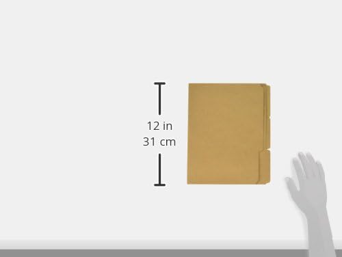 Pendaflex Kraft Fastener Folders, Letter Size, 1 Fastener, 1/3 Cut, 50/BX (FK211) | (Pack of 5)