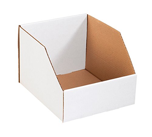Box USA Storage Bins Medium 10"L x 18"W x 10"H 25-Pack - Corrugated Cardboard Box for Packing, Moving, and Storage