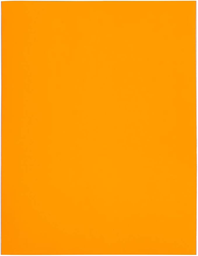 JAM PAPER Shipping Address Labels - Large - 3 1/3 x 4 - Neon Fluorescent Orange - 120/Pack