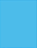 Lake blue Copy Print Paper 8.5X11 Inches,100 Sheets Rainbow A4 Printer Paper 70GSM Colored Origami Paper for Cutting DIY Kids Art Craft