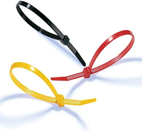 SYD 4 Inch length, 18lb Small size Self Locking Nylon Cable Zip Ties -1000 Piece (Brown)