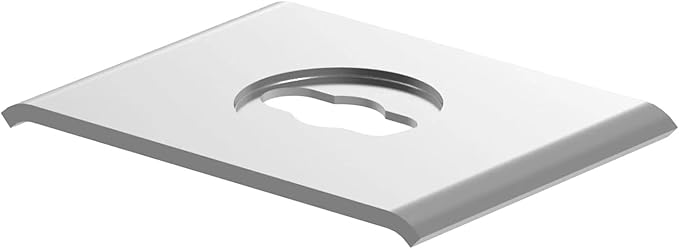 Kable Kontrol Stainless Steel Square Splice Washer – 2 Pcs Washer Brackets - Wire Mesh Tray Cable Management Rack Cable Basket, NEC Approved for Network, Fiber Optic, Cabling Accessory