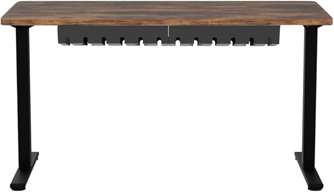 2 Pcs of Cable Management Under Desk for Easy Mounting Metal Under Desk Cable Organizer for Office, Home Cable Tray Holder (UnderDeskCM)