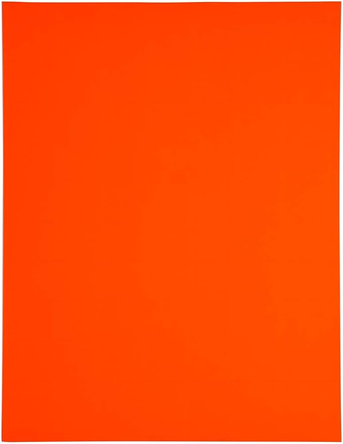 JAM PAPER Return Address Labels - Standard Mailing - 1 x 2 5/8 - Neon Deep Red/Orange - 120 Shipping Labels/Pack