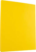JAM PAPER Colored 24lb Paper - 90 gsm - 8.5 x 11 - Yellow Recycled - 100 Sheets/Pack
