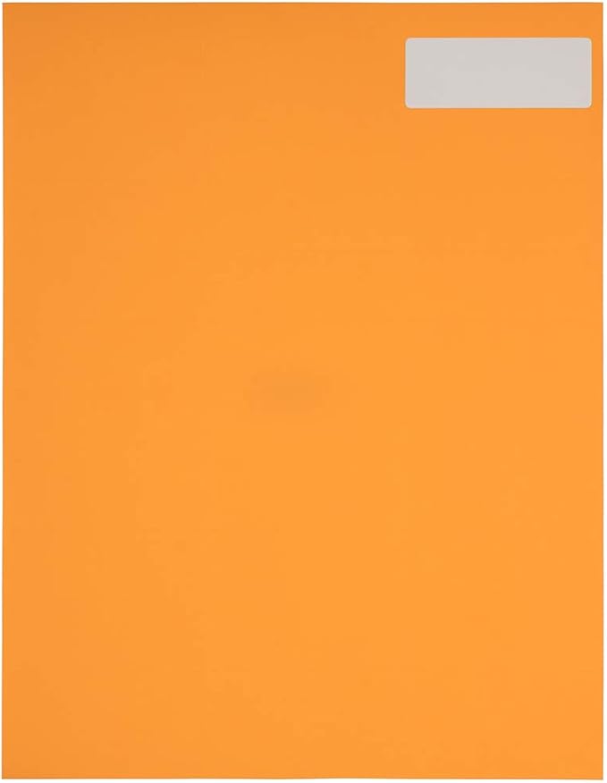 JAM PAPER Return Address Labels - Standard Mailing - 1 x 2 5/8 - Neon Orange - 120 Shipping Labels/Pack