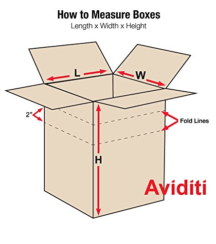 Box USA Mult-Depth Shipping Boxes 11 1/4"L x 8 3/4"W x 12"H 25-Pack - Corrugated Cardboard Box for Moving, Mailing, Packing, Packaging and Storage