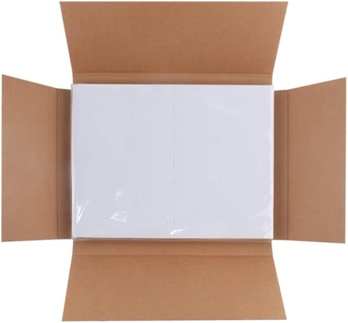L LIKED Half Sheet Shipping Labels 2 per Sheet, 500 Sheets Printable 8.5" x 5.5" Sticker for Laser & Inkjet Printers Labels (1000 PCS Labels)