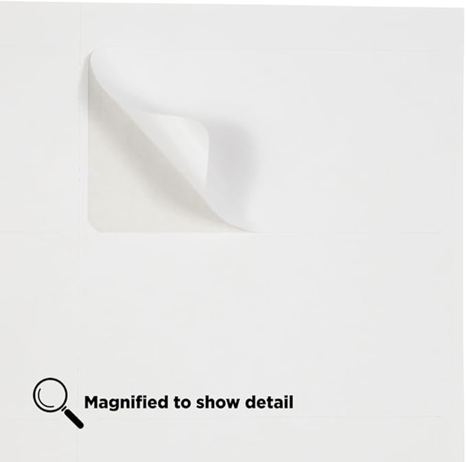 JAM PAPER Shipping Address Labels - Standard Mailing - 2 x 4 - White - 120/Pack