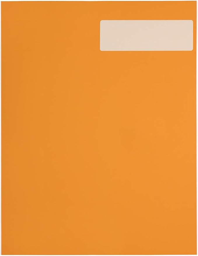 JAM PAPER Shipping Address Labels - Rectangular - 1 1/3 x 4 - Neon Orange - 126/pack