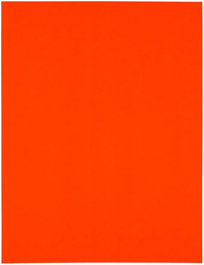 JAM PAPER Shipping Address Labels - Standard Mailing - 2 x 4 - Neon Orange/Fluorescent Red - 120/Pack