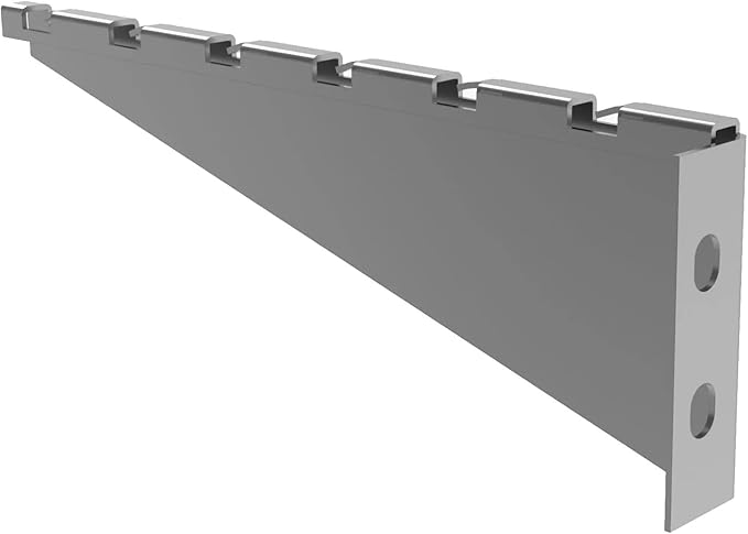 Kable Kontrol Stainless Steel V Type Bracket – 6” Width - Wire Mesh Tray Cable Management Rack Cords Organizer Cable Basket, NEC Approved for Network, Fiber Optic, Cabling Accessory