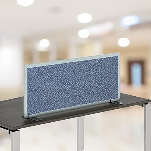 OBEX Acoustical Free Standing Privacy Screen, Cubicle Accessories Desk Privacy Panel, Desk Dividers for Office, Office Furniture Partitions Portable Sound Proof Dividers, 18" x 24", Twilight