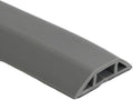 1M Floor Cable Protector Rubber Cover for Safe Movement in Offices, Gyms, and Homes (gray)