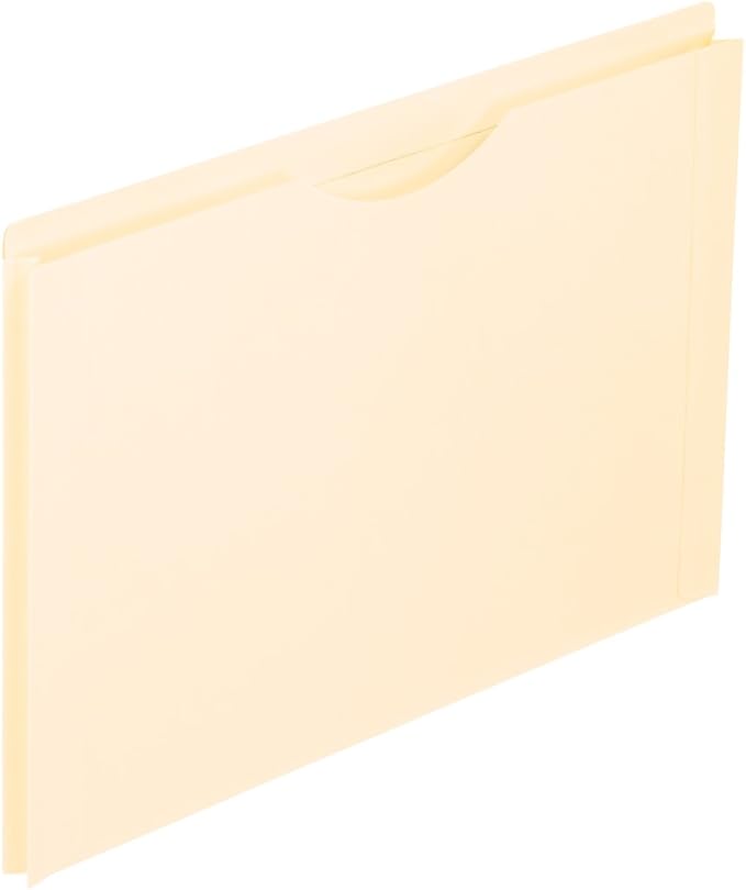 Pendaflex 23100 Pendaflex Double-Ply Tabbed File Jacket w/1" Expansion, Lgl, Manila, 50/Bx