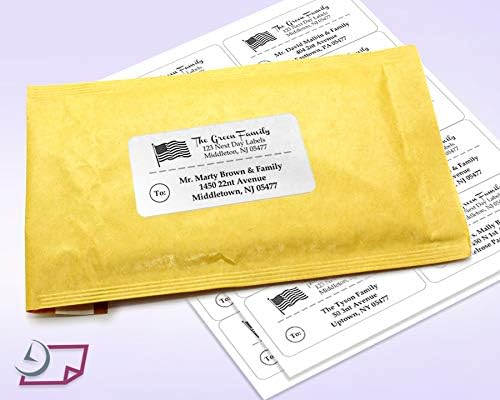 NextDayLabels 4x2 Inch Rectangle Stickers White Blank Labels for Laser Inkjet Printer - 10 Per Sheet Self-Adhesive Product Barcode Inventory Made in USA - 10,000 Labels