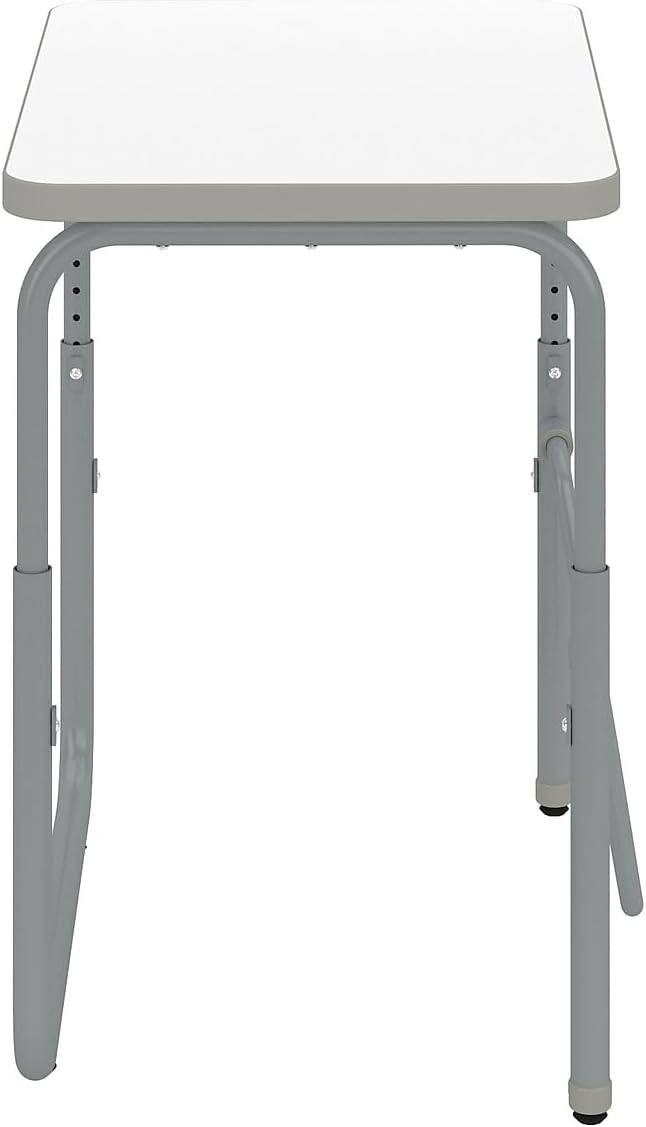 Safco Products AlphaBetter 2.0 Height – Adjustable Student Desk with Swinging Footrest Bar, Sit to Stand, 22"-30", Dry Erase