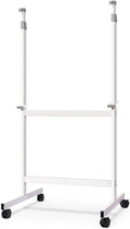 Maxtek Mobile Whiteboard Stand with Wheels, Height Adjustable No Drill Needed Dry Erase Board Easel Stand for Classroom, Office, Home & School, Whiteboard Stand Only