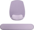 Wrist Rest Support for Mouse Pad and Keyboard Set, Ergonomic Gel Computer Keyboard Wrist Rest with Memory Foam for Long Hours of Work, Gaming, Studying-Relieve Wrist Pain (Purple)