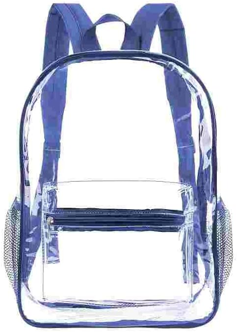 GACEMIU Bulk 1/3/12/24/48 Pack Clear Backpack Transparent Backpack For Travel Sport Work School Stadium Approved