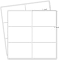 Yeachlaing 2×3 Inch Removable Blank Freezer Labels,Water/Oil/Tear Resistant/Ink Won't Smudge No Residue (120pcs,1 Bag)