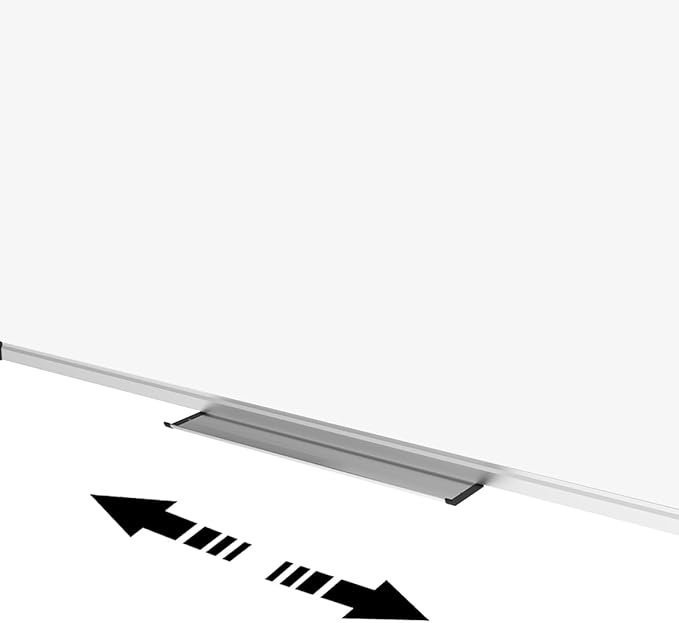 XBoard Magnetic Whiteboard 72 x 40 Inch, Large Dry Erase White Board for Wall with Marker Tray 6' x 3' | Aluminum Frame Message Presentation Board