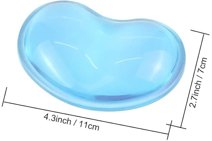 Gel Keyboard & Mouse Wrist Rest Set - Keyboard Wrist Rest Pad & Mouse Support for Office Gaming Pad Computer Laptop Ergonomic Comfortable Pain Relief- Pad Set (Mouse Support Set)