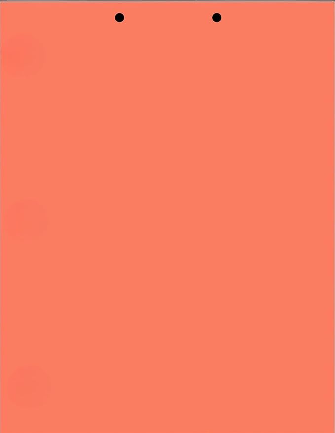 Limited Papers(TM) Writing Copy and Printing Paper, 8.5" x 11", 2 Hole Top-Punched, 20 Pound Text, 500 Sheets Per Ream. (5000, Salmon)