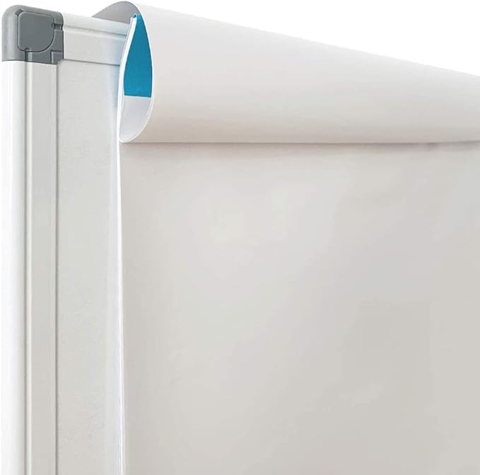 BIBOC Mobile Dry Erase Board – 36x24 inches Magnetic Portable Whiteboard Stand Adjustable Easel White Board Flipchart Easel Board with 25 Sheets Paper Pad 1 Eraser, 2Markers (24x 36 inches)