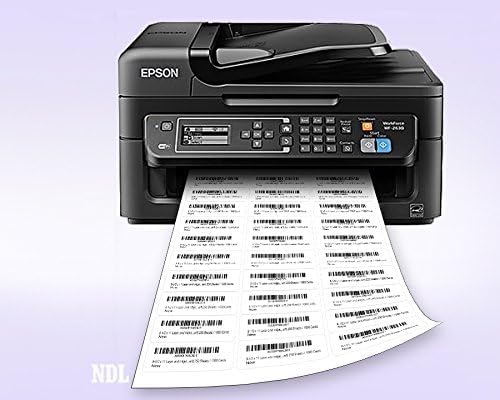 NextDayLabels 2.63x1 Inch Rectangle Stickers White Blank Labels for Laser Inkjet Printer - 30 Per Sheet Self-Adhesive Address Mailing Name Tags Made in USA - 750 Labels