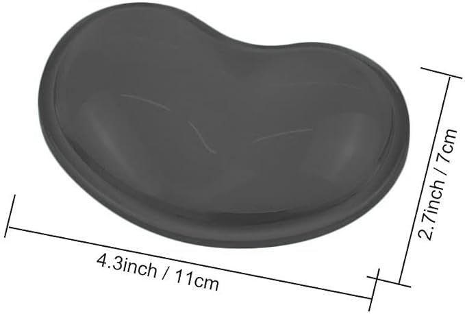 Gel Keyboard & Mouse Wrist Rest Set - Keyboard Wrist Rest Pad & Mouse Support for Office Gaming Pad Computer Laptop Ergonomic Comfortable Pain Relief- Pad Set (Mouse Support Only)