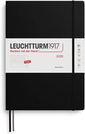 LEUCHTTURM1917 - Week Planner 2026, Hardcover, Master (A4+), Black (Jan 1 - Dec 31, 2026)