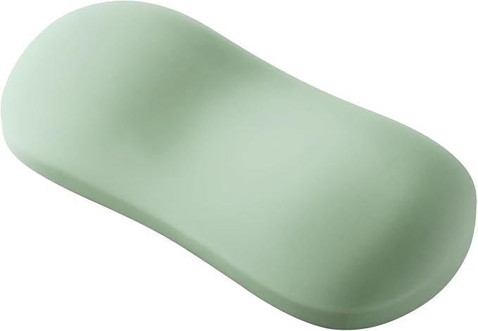 MOSISO Wrist Rest Silicone Ergonomic Air Cushion Mouse Support Pad, Keyboard Mouse Wrist Support for Typing, Gaming Pain Relief Pad Wrist Cushion for Computer, Laptop, Home & Office, Green
