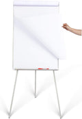 Whiteboard Easel 36" x 24" Height Adjustable, Magnetic Dry Erase Board with Tripod Stand, Portable Presentation Easel Includes Flip Chart Paper Pad (25 Sheets), Magnets & Eraser