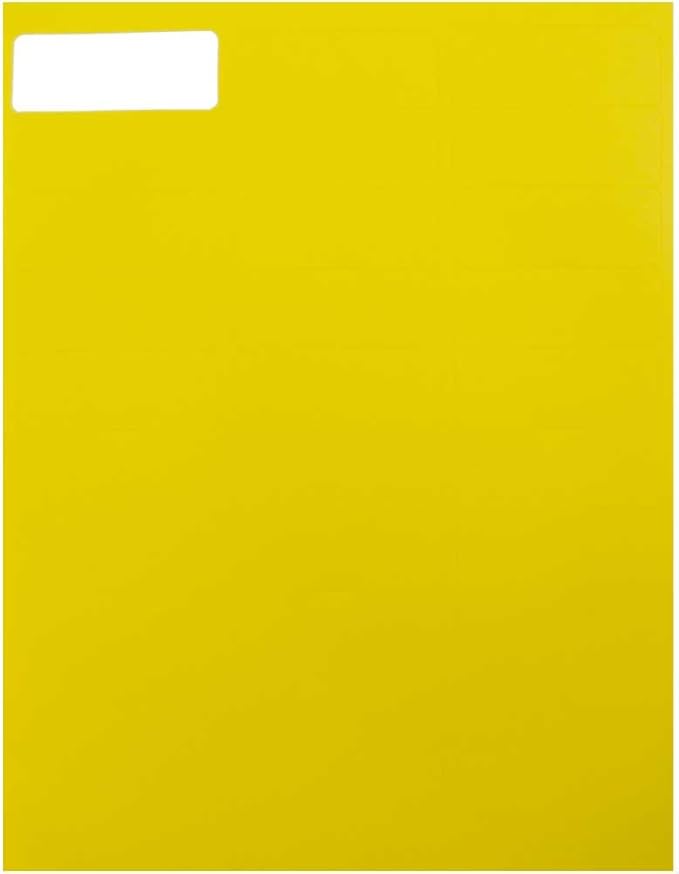 JAM PAPER Return Address Labels - Standard Mailing - 1 x 2 5/8 - Assorted Bright Colors - 600 Shipping Labels/Pack