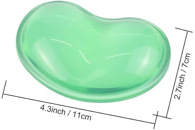 Gel Keyboard & Mouse Wrist Rest Set - Keyboard Wrist Rest Pad & Mouse Support for Office Gaming Pad Computer Laptop Ergonomic Comfortable Pain Relief- Pad Set (Mouse Support Only)