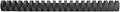 GBC CombBind Binding Combs, 16 mm, 145 Sheet Capacity, A4, 21 Ring, Black, Pack of 100, 4028600