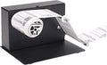 Automatic Label Rewinder 180mm/7.09" Two-Way Rewinding Label Roller Rewinding Machine Metal Labeling Equipment Synchronize Rewind with Printer for Warehouse ,Department Stores-7.9*6.9*5.5 in, Black