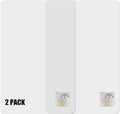 Kuyal 2 Pack 1/5" Thick Office Chair Mat, 32" x48" Heavy Duty Hard Computer Chair Mat, Under Desk Protector Carpeted Floors Mats, Easy Chair Movement, Can be Used on Carpet or Hard Floor, Ship Flat