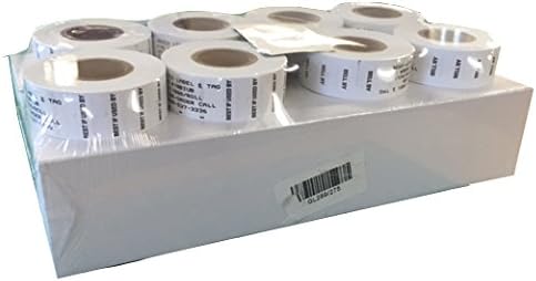 Towa GL289/275 Labeling Gun - 8 Digits Top, 6 Digits Bottom, Includes 6,000 Labels & Free Ink Roller
