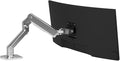 Ergotron – HX Premium Heavy Duty Monitor Arm, Single Monitor VESA Desk Mount – for Flat or Slight Curved Ultrawide Monitors Up to 49 inches, 20 to 42 lbs – Standard Pivot, Polished Aluminum